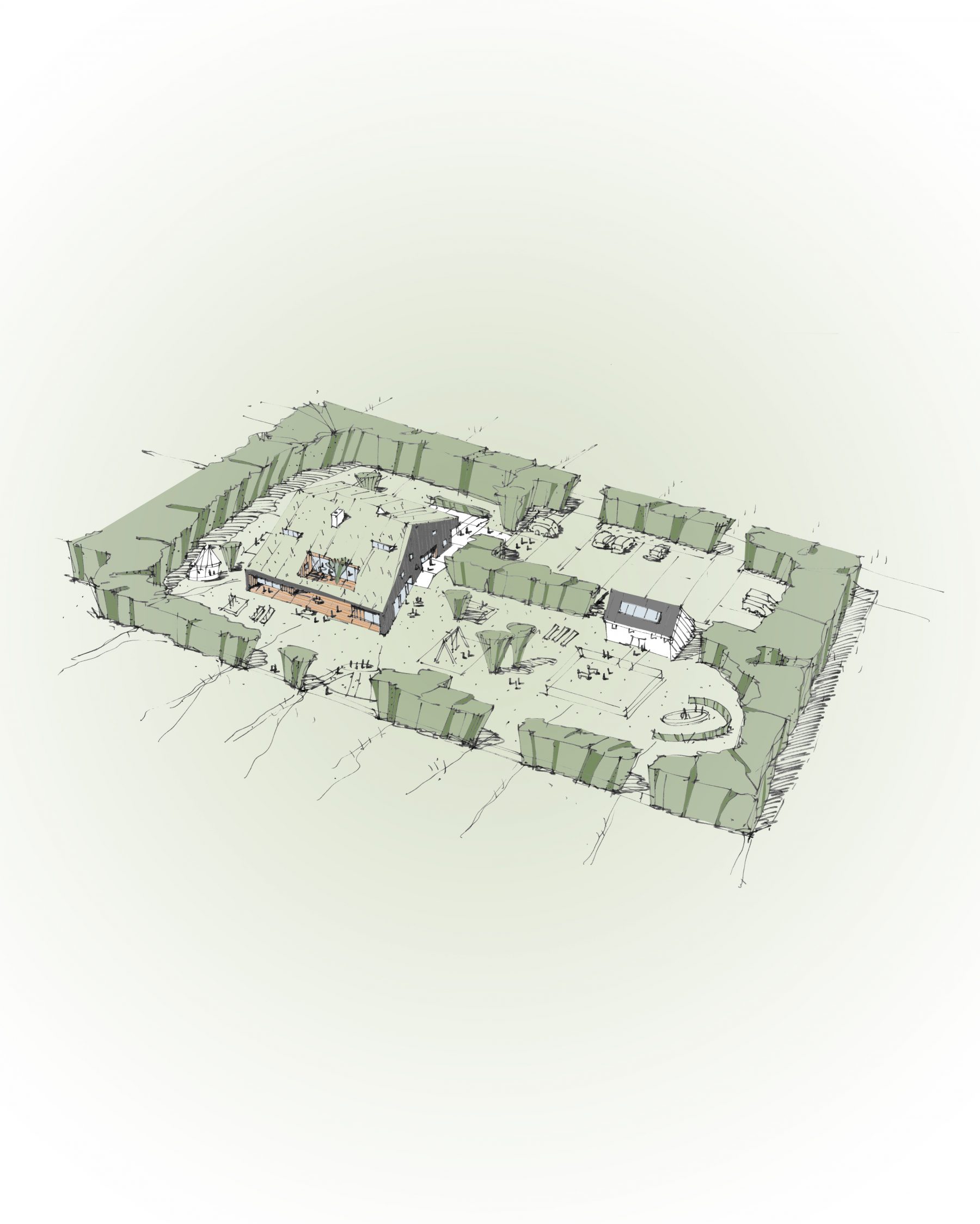 Myretuen, Hedensted - håndskitse