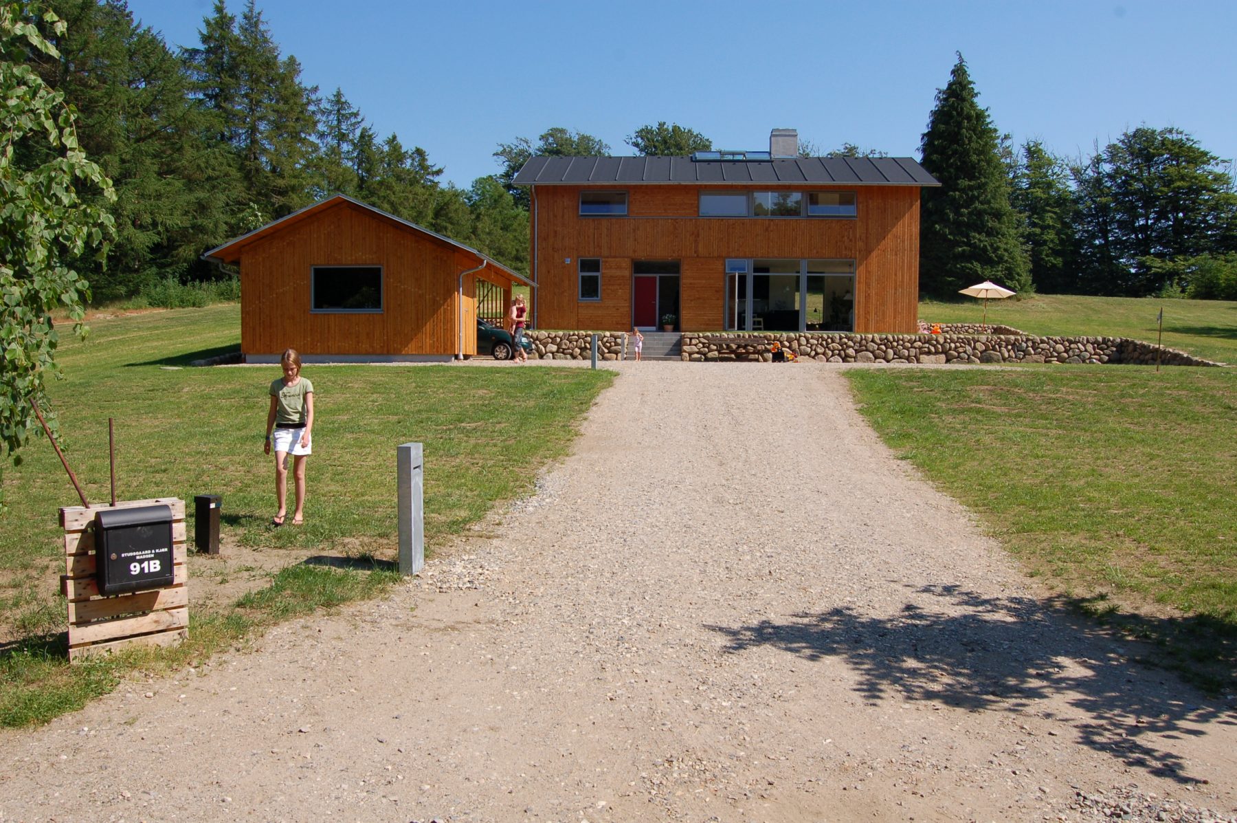 Løgtenvej, Hornslet - indkørsel