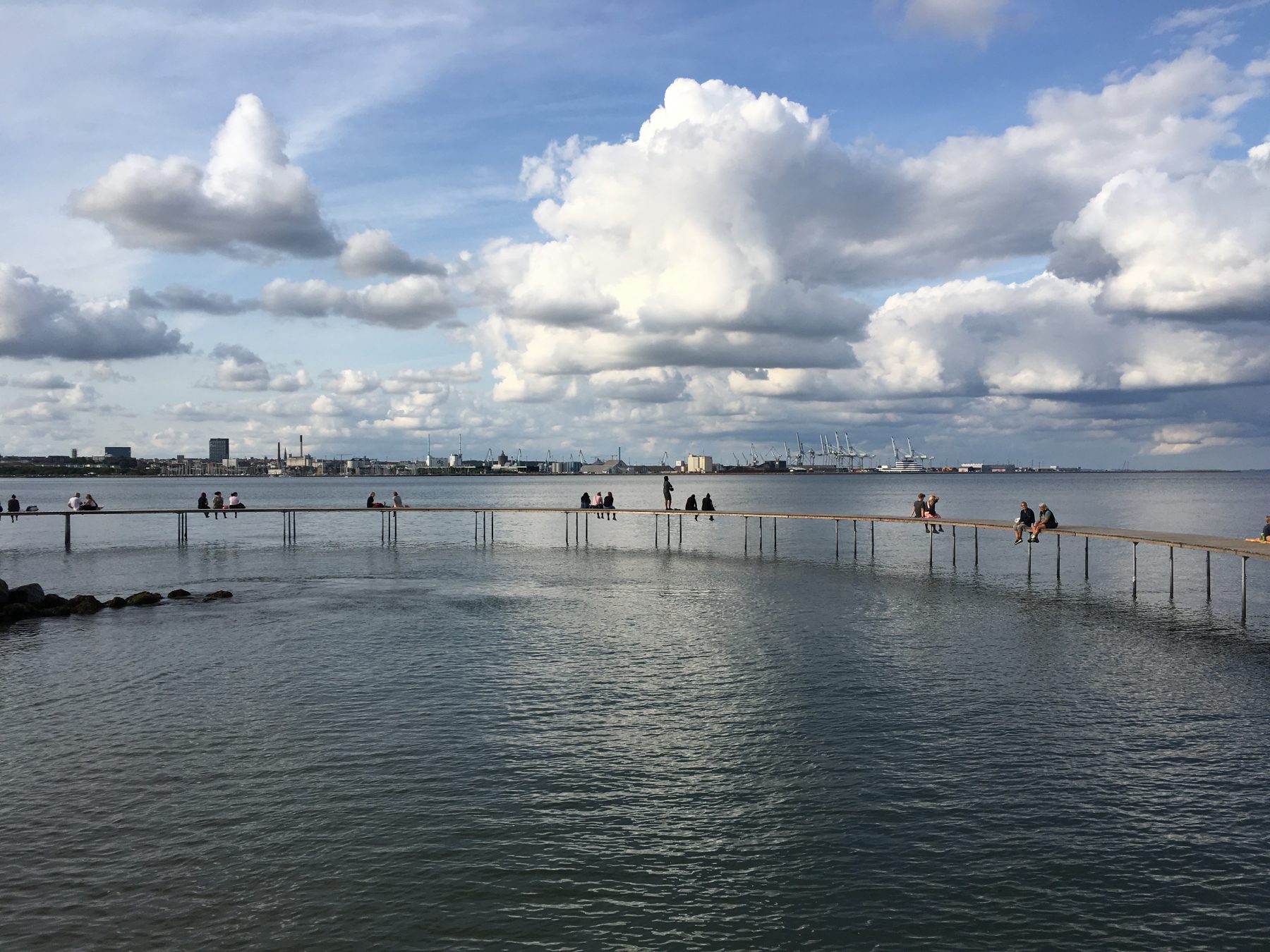Samskip, Pakhus 404 + Pakhus 402A, Aarhus - fra bugten