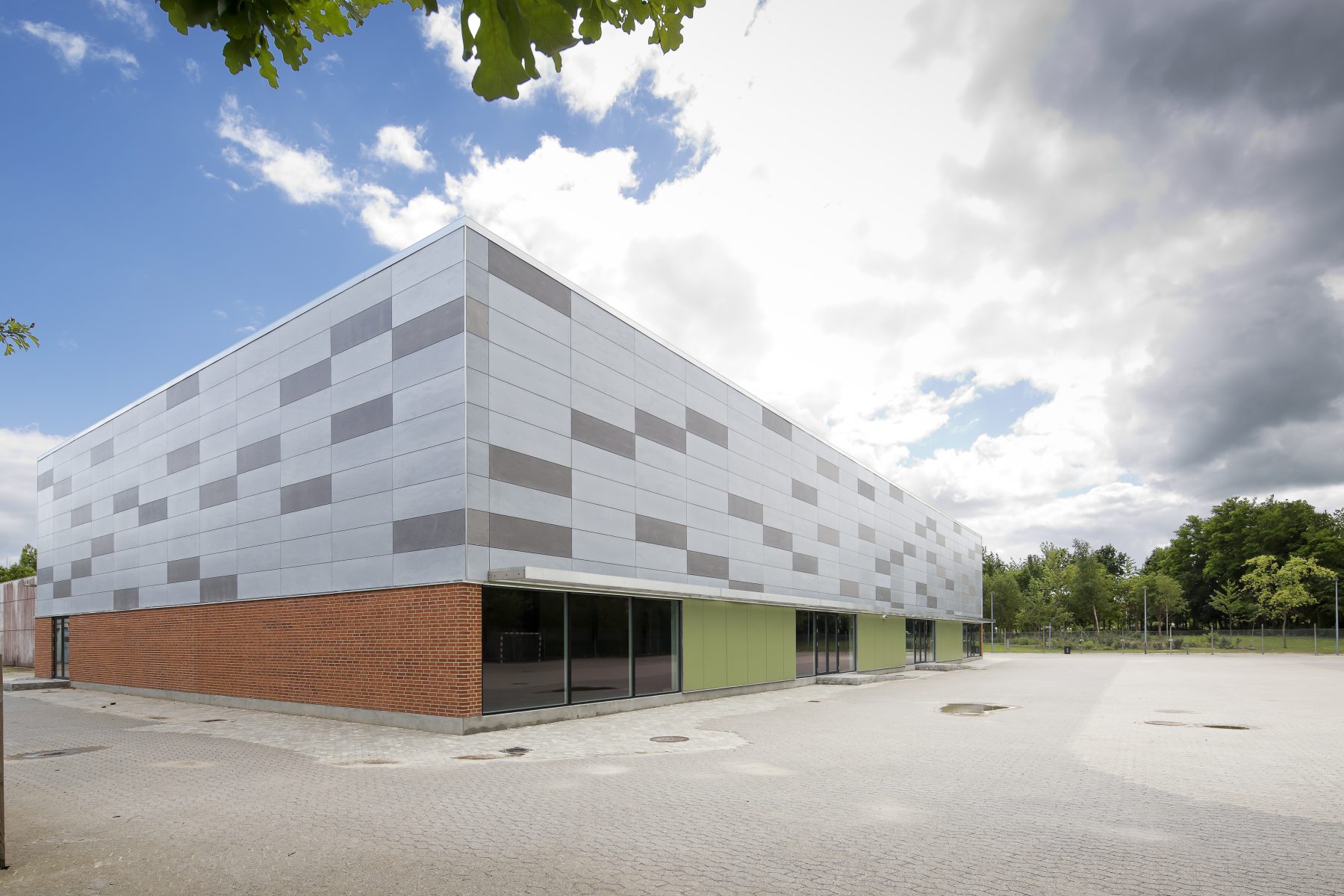 Stenløse Privatskole, Ny Idrætshal, Stenløse - Perspektiv 1