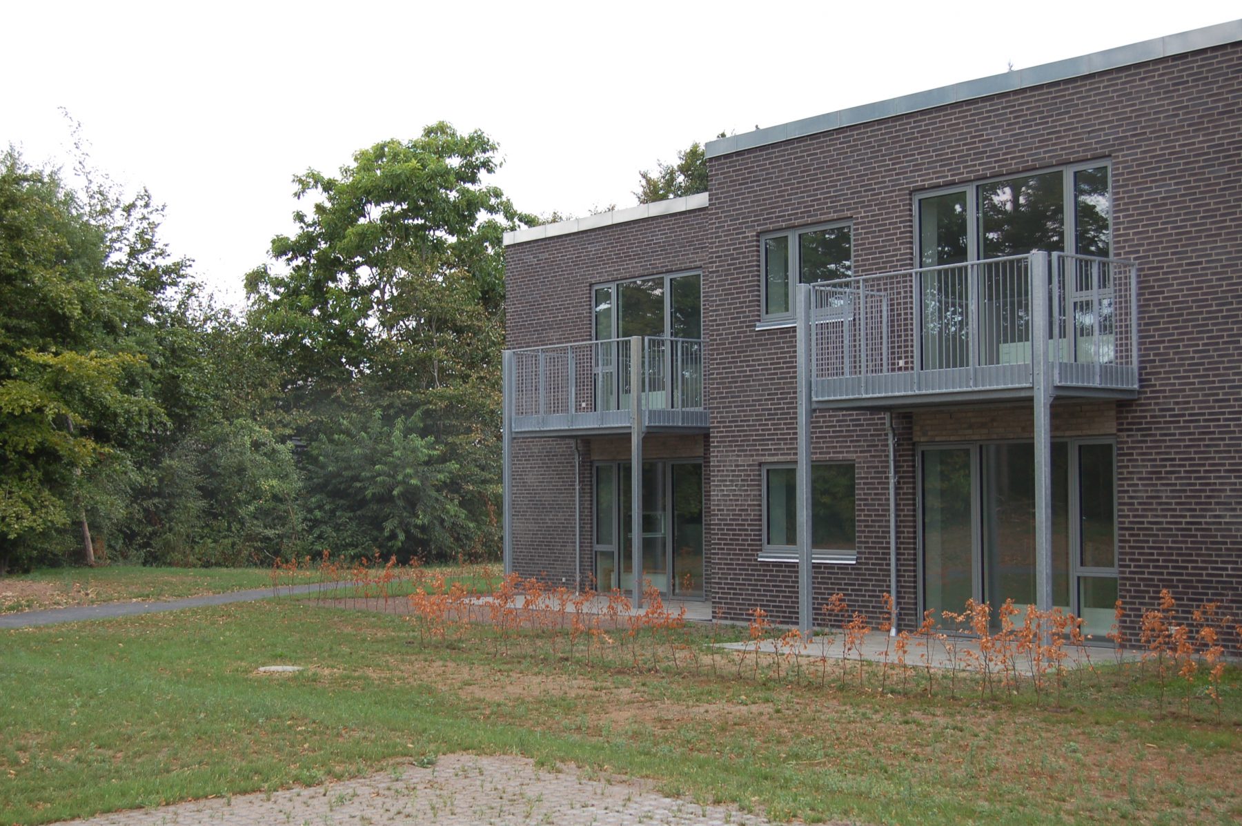 Boligselskabet Fruehøjgaard, Hyvildhus, Brande - altaner