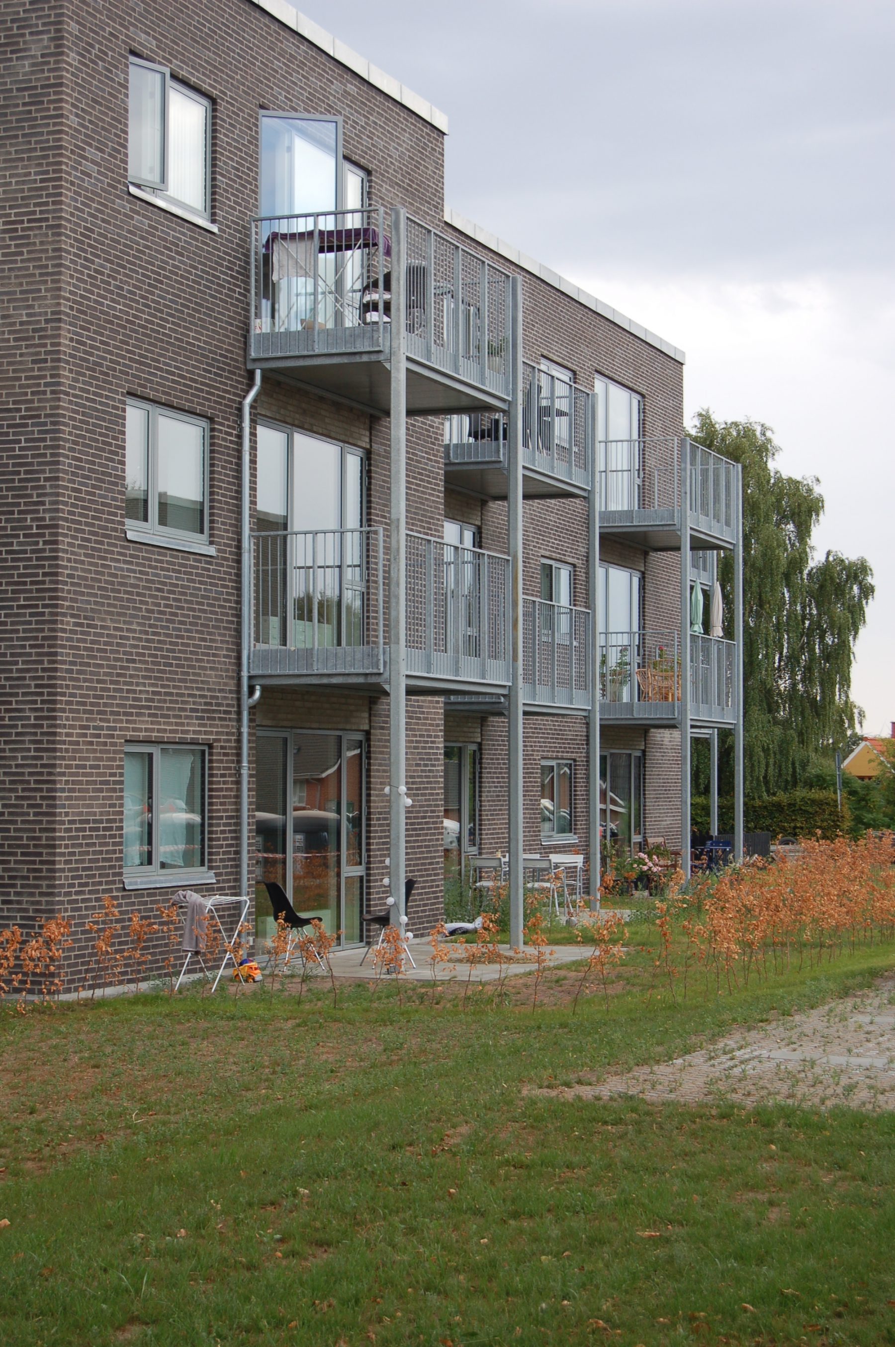 Boligselskabet Fruehøjgaard, Hyvildhus, Brande - tre etager