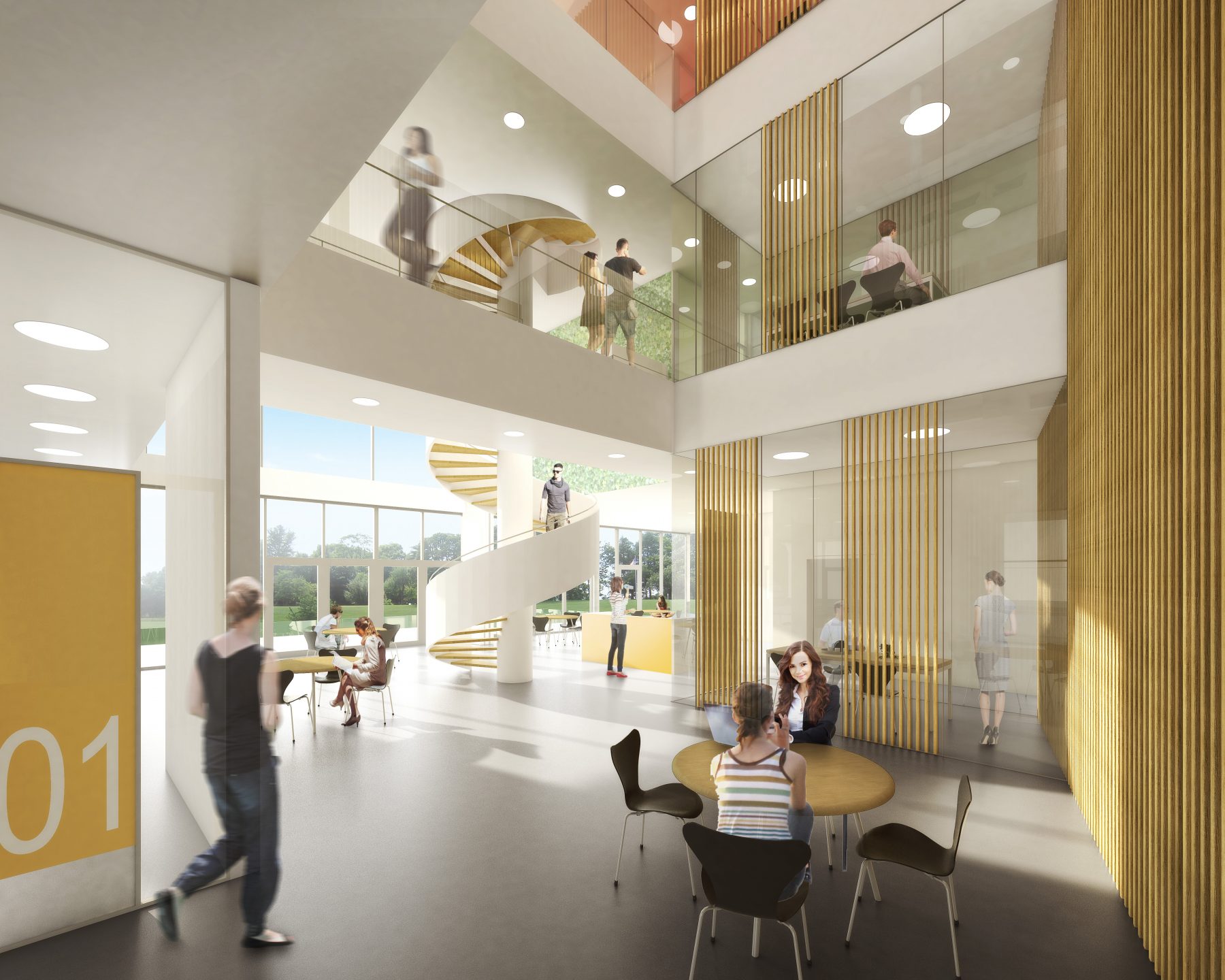 Kolding HF og VUC, Kolding - visualisering stue